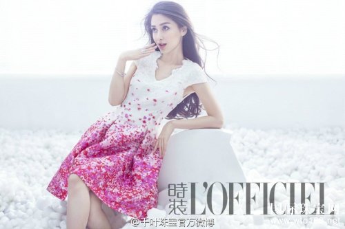 angelababy与千叶珠宝|十年,花光运气遇见你_