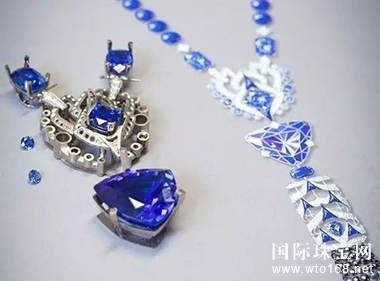 皇家蓝彩宝--世界顶级珠宝设计手绘欣赏_国际