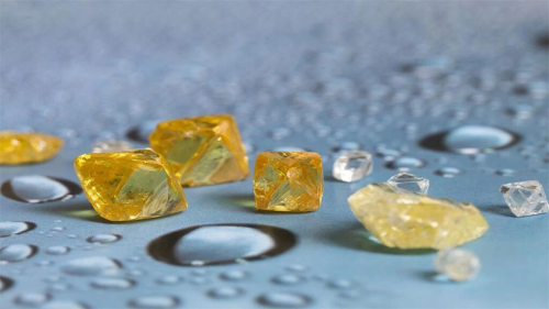 Rough diamonds from Ekati